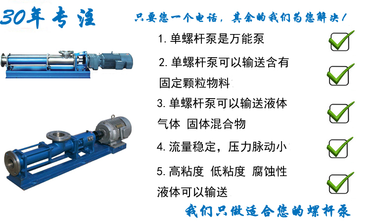 單螺桿泵概述 單螺桿泵概述